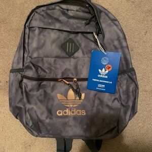 adidas Gray and Gold Kids Backpack